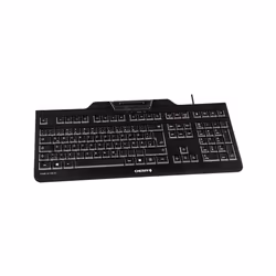 CHERRY KC 1000 SC, Full-size (100%), Cablato, USB, Nero