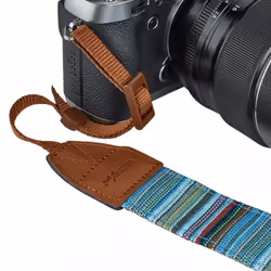 Walimex 21329 tracolla Fotocamera Blu, Grigio, Sabbia