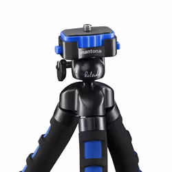 Mantona 21399 treppiede Fotocamere digitali/film 3 gamba/gambe Nero, Blu
