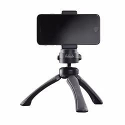 Mantona 21406 treppiede Smartphone/macchina fotografica digitale 3 gamba/gambe Nero, Grigio - Vista aggiuntiva 5