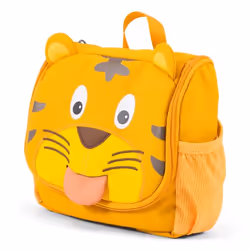 Affenzahn AFZ-WAB-001-001 Beauty case 2 L Polietilene tereftalato (PET), Poliestere riciclato Marrone, Giallo
