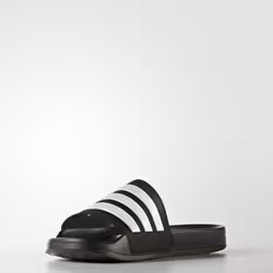Adidas Cloudfoam Adilette Maschio Nero, Bianco