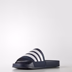 Adidas Adilette Cloudfoam Maschio Blu, Bianco