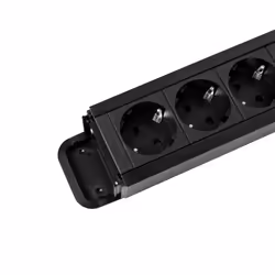 Bachmann PRIMO 3 presa(e) AC Type EF (CEE 7/7) 2 m 2 Nero