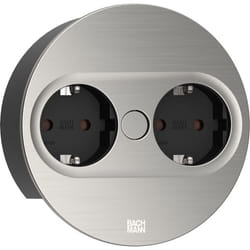 Bachmann 946.000 presa energia 2 x Type F Acciaio inox