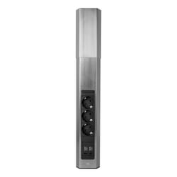 Bachmann CASIA 2 presa energia Type F + USB A + USB C Argento