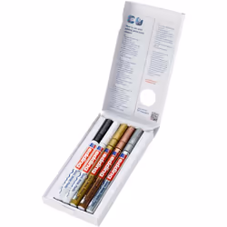 Edding 751 Nero, Rame, Oro, Argento, Bianco 5 pz - Vista aggiuntiva 4