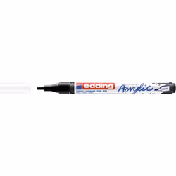 Edding 5300 acrylic marker fine, Nero, Nero, Fine, 1 mm, 2 mm, Tela, Legno