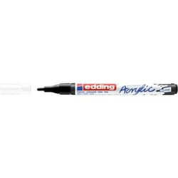 Edding 5300 acrylic marker fine marcatore permanente Nero 1 pz