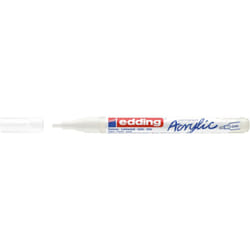 Edding 5300 acrylic marker fine marcatore permanente Bianco 1 pz