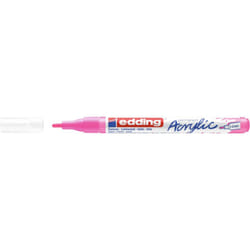 Edding 5300 acrylic marker fine marcatore permanente Rosa 1 pz