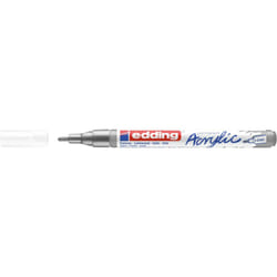 Edding 5300 acrylic marker fine marcatore permanente Argento 1 pz