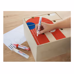 Edding Acrylic 5100 Oro, Blu metallizzato, Verde metallizato, Rosa metallizzato, Argento 5 pz - Vista aggiuntiva 6