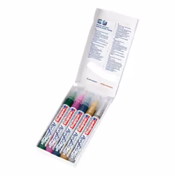Edding Acrylic 5100 Oro, Blu metallizzato, Verde metallizato, Rosa metallizzato, Argento 5 pz - Vista aggiuntiva 7