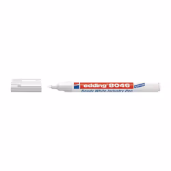Edding - Marqueur permanent industriel 8046 blanc trait largeur 1-3mm pointe ronde (par 10)