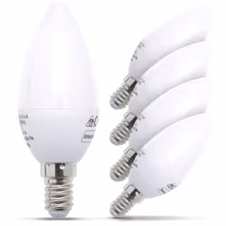 Le lampadine illuminano l'ambiente circostante con una luce calda da 3000 Kelvin e 470 Lumen. Questa luminosità viene raggiun ...