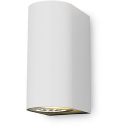Lampada da parete led, applique per esterni, include 2 lampadine GU10 da 5W, plafoniera da parete per interni, luce calda 3000K, 800Lm, lampada a