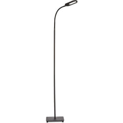 Lampada da terra led, piantana dimmerabile su 4 livelli, luce calda, neutra o fredda, altezza d'uso 1,28m, led integrati 8W, 600Lm, orientabile,