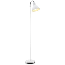Lampada da terra, piantana elegante con paralume orientabile, altezza 1.450mm, adatta per 1 lampadina E27 non inclusa, interruttore a pedale, lampada