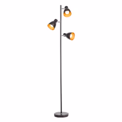 B.K.Licht BKL1199, Nero, Camera da letto, Sala da pranzo, Corridoio, Soggiorno, Ufficio, Studio, Metallo, IP20, E27, 3 lampad ...