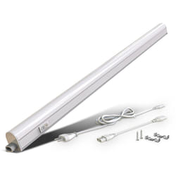 B.K.Licht Lampada sottopensile cucina LED, luce bianca naturale 4000K, LED integrati da 15W, lunghezza 87.3 cm, interruttore on off, plastica,