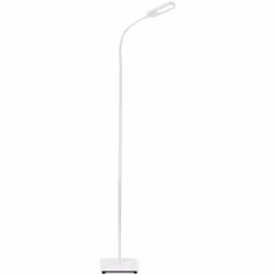 B.K.Licht LED lampada da terra bianca dimmerabile I lampada da lettura I incl. 8W 600lm LED I lampada da terra I 3000K - 6000 ...