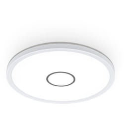 B.k.licht - Plafoniera led ultra sottile, luce bianca naturale 4000K, 2400 Lm, led integrati 18W, alta 2.8cm, diametro 29.3cm, lampada da soffitto