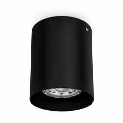 B.K.Licht I spot montato in superficie I attacco GU10 I 80x95mm I metallo I nero I spot montato in superficie I lampada monta ...