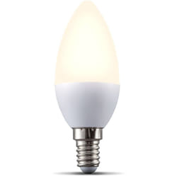 B.k.licht - Lampadina led smart E14, dimmerabile con lo smartphone, luce calda 2700K, funziona con App per iOS e Android, Amazon Alexa, Google Home,