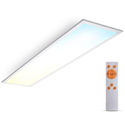 B.k.licht - led Panel i Plafoniera 24W i cct i Temperatura di colore regolabile i Dimmerabile i Telecomando i Plafoniera ultrapiatta i Timer i Luce