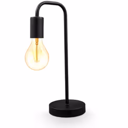 Design: la lampada da tavolo ha un look retro nero opaco e dà un tocco di stile alla camera o alla cameretta dei bambini quan ...