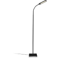 B.K.Licht Lampada da terra LED, piantana dimmerabile su 4 livelli, luce calda, neutra o fredda, altezza duso 1,35m, LED integrati 6,5W, 600Lm,
