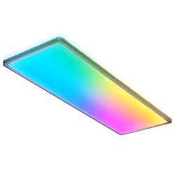 La plafoniera LED RGB è controllata da un telecomando. Scegliete colori fissi e brillanti o cambiate colore, regolate la lumi ...