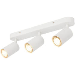 Lampada da soffitto orientabile, plafoniera GU10, lampada a 3 luci, spot da soffitto, lampada da soggiorno, lampada da camera da letto, lampada da
