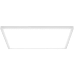 B.k.licht - Lampada da soffitto a led a luce indiretta, piatta 3 cm, luce bianca neutra, lampada a led, plafoniera a led, lampada da soggiorno,