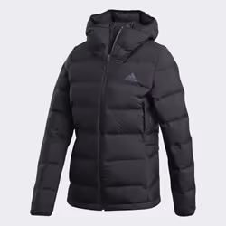 Adidas Helionic, Giacca a vento, Femmina, Adulto, Allacciatura a zip, Poliestere, Nero