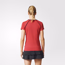 Adidas BQ4845 XS camicia e top Maglietta Girocollo Manica corta Poliestere - Vista aggiuntiva 2