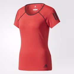 Adidas BQ4845 XS camicia e top Maglietta Girocollo Manica corta Poliestere - Vista aggiuntiva 3