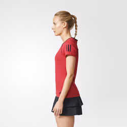 Adidas BQ4845 XS camicia e top Maglietta Girocollo Manica corta Poliestere - Vista aggiuntiva 5