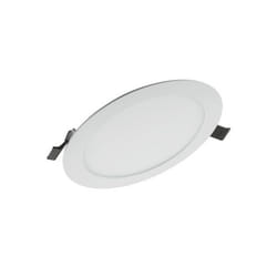 LEDVANCE DL SLIM ALU DN 205 22 W 3000 K WT illuminazione da soffitto