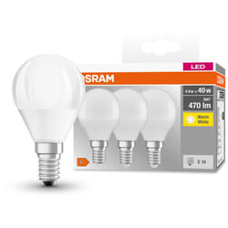Lampadina led a Goccia, Luce Calda, E14, 40 w Equivalenti - Osram