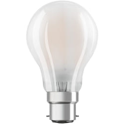 Lampadine led Goccia, 7W Equivalenti 60W, Attacco B22d, Luce Calda 2700K, Confezione da 3 - Osram