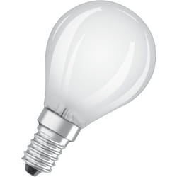OSRAM LED-Lampen, klassische Miniballform, 40 Watts Ersatz, E14, P-shape, 2700 Kelvin, Warm weiß, Klares Glas, 2-er Pack