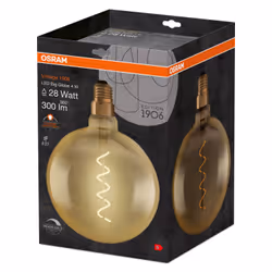 Osram Vintage 1906 lampada LED Luce comfort calda 2000 K 4 W E27 G - Vista aggiuntiva 4