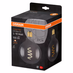 Osram Vintage 1906 lampada LED Luce comfort calda 1800 K 5 W E27 G - Vista aggiuntiva 4