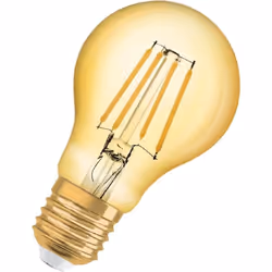OSRAM Goccia Lampadina LED, 4 W Equivalenti 35 W, Attacco E27, Luce Calda 2400K, Confezione da 1 Pezzo