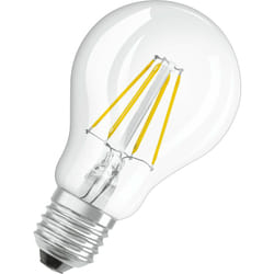 Lampada led - E27 - Bianco freddo - 4000 k - 4 w - Sostituisce lampade ad incandescenza 40W - chiara - led Retrofit classic a - Osram