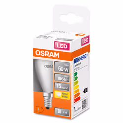 Osram STAR lampada LED Bianco caldo 2700 K 7 W E14 F - Vista aggiuntiva 4