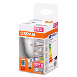 Osram STAR+ lampada LED Multi, Bianco caldo 2700 K 4,5 W E14 G - Vista aggiuntiva 5