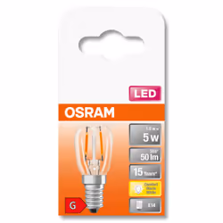 Osram STAR lampada LED Luce comfort calda 2400 K 1,6 W E14 G - Vista aggiuntiva 4